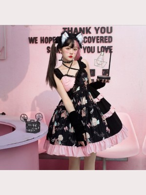 Caged Bird Sweet Lolita Style Dress JSK (KJ37)